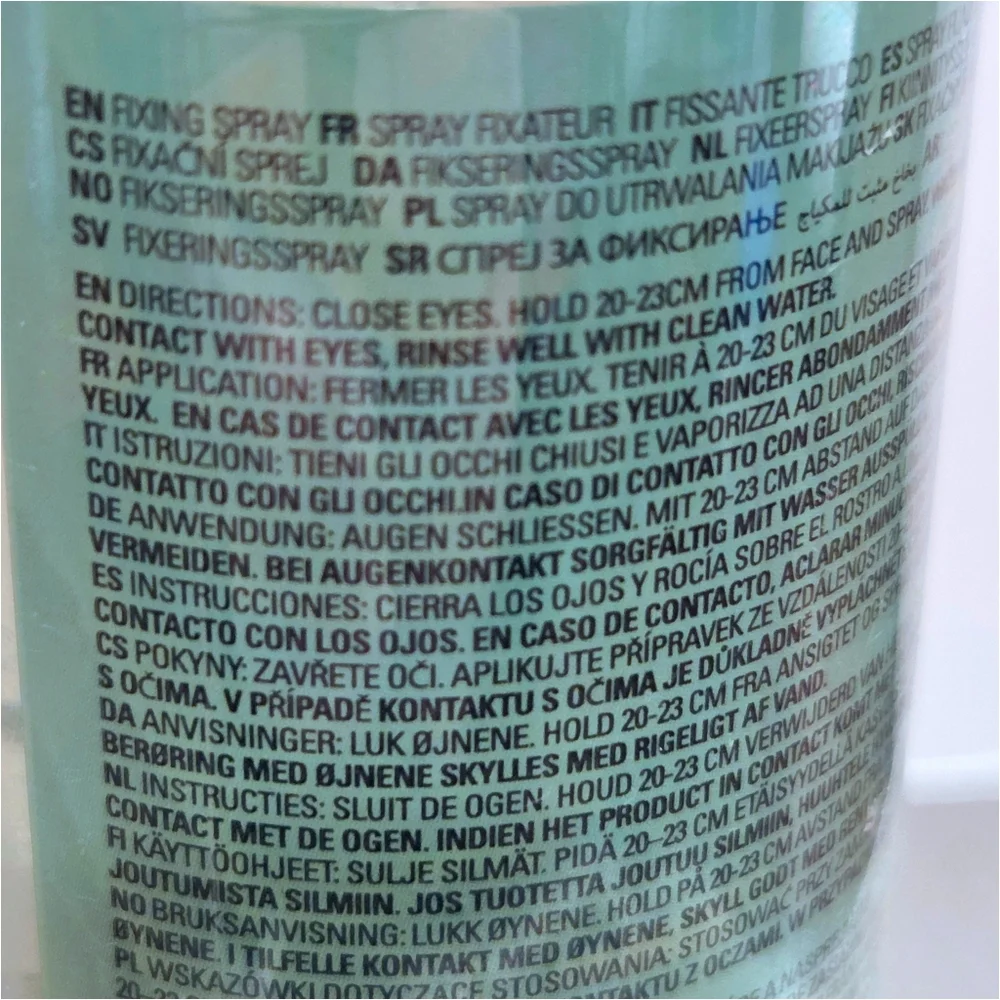 Revolution Aura Fix Aventurine Fixing Spray Makeup Setting Spray 2.87 fl oz